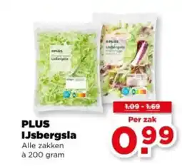 PLUS Plus IJsbergsla aanbieding