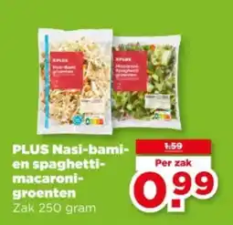 PLUS Plus Nasi-bami- en spaghetti- macaroni- groenten aanbieding