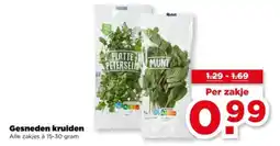 PLUS Gesneden kruiden aanbieding