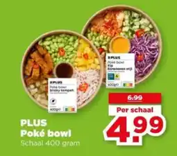 PLUS Plus Poké bowl aanbieding