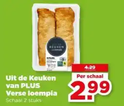 PLUS Uit de Keuken van Plus Verse loempia aanbieding