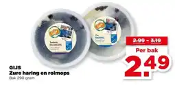 PLUS Gijs zure haring en rolmops aanbieding