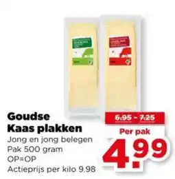 PLUS Goudse Kaas plakken aanbieding