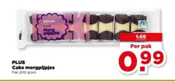 PLUS Plus Cake mergpijpjes aanbieding