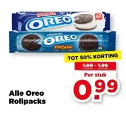 PLUS Alle Oreo Rollpacks aanbieding