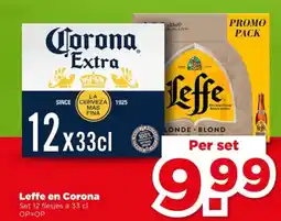 PLUS Leffe en Corona aanbieding