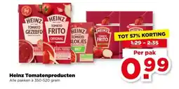 PLUS Heinz Tomatenproducten aanbieding