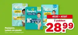 PLUS Pampers Luiers en pants aanbieding