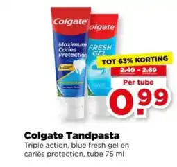 PLUS Colgate Tandpasta aanbieding