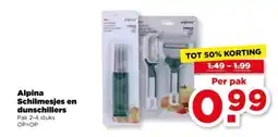 PLUS Alpina Schilmesjes en dunschillers aanbieding