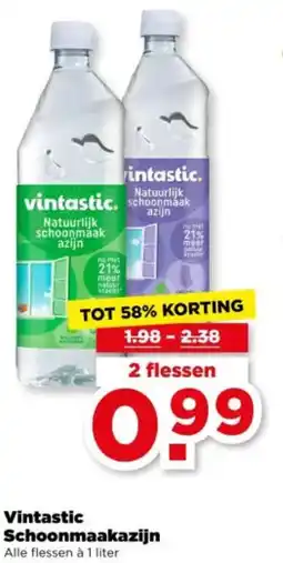 PLUS Vintastic Schoonmaakazijn aanbieding