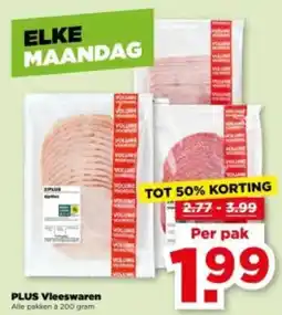 PLUS Plus Vleeswaren aanbieding