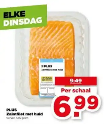 PLUS Plus Zalmfilet met huid aanbieding