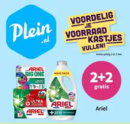 Plein.nl Ariel aanbieding