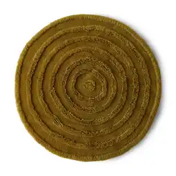 Wehkamp HKLIVING vloerkleed groen (Ø150 cm) aanbieding