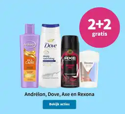 Plein.nl Andrélon, Dove, Axe en Rexona aanbieding