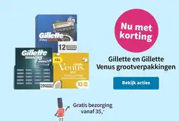 Plein.nl Gillette en Gillette Venus grootverpakkingen aanbieding