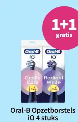 Plein.nl Oral-B Opzetborstels iO 4 stuks aanbieding