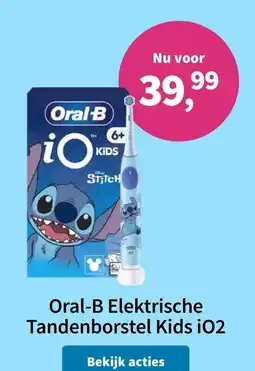 Plein.nl Oral-B Elektrische Tandenborstel Kids iO2 aanbieding