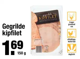 ALDI Gegrilde kipfilet 150g aanbieding