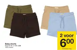 Zeeman Baby shorts aanbieding