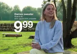 Zeeman Dames sweater aanbieding