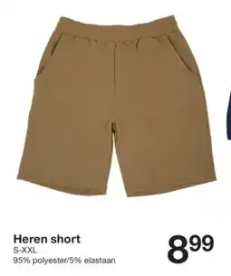 Zeeman Heren short aanbieding