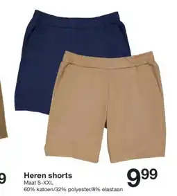 Zeeman Heren shorts aanbieding