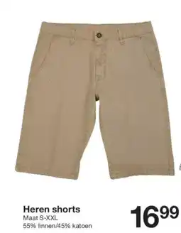 Zeeman Heren shorts aanbieding