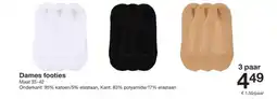 Zeeman Dames footies aanbieding