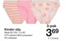 Zeeman Kinder slip aanbieding