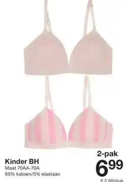 Zeeman Kinder BH aanbieding