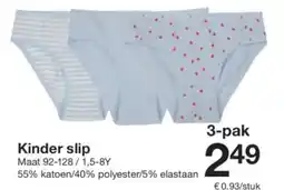 Zeeman Kinder slip aanbieding