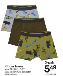 Zeeman Kinder boxer aanbieding