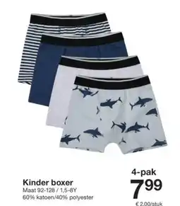 Zeeman Kinder boxer aanbieding