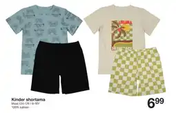 Zeeman Kinder shortama Maat 134-176/8-16Y 100% katoen aanbieding