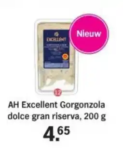 Albert Heijn AH Excellent Gorgonzola dolce gran riserva aanbieding