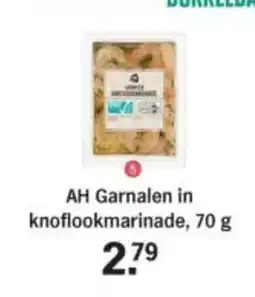 Albert Heijn AH Garnalen in knoflookmarinade aanbieding