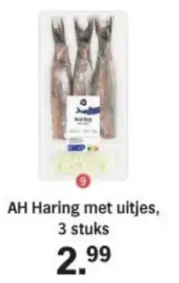 Albert Heijn AH Haring met uitjes aanbieding