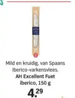 Albert Heijn AH Excellent Fuet iberico aanbieding