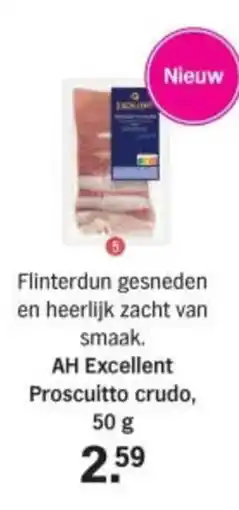 Albert Heijn AH Excellent Proscuitto crudo aanbieding
