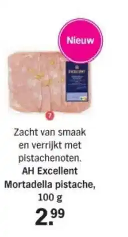 Albert Heijn AH Excellent Mortadella pistache aanbieding