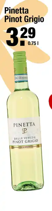 ALDI Pinetta Pinot Grigio 0.75l aanbieding