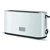 Bol.com BLACK+DECKER Broodrooster BXTO1001E - Brede Opening - 7 Bruinings-Instellingen - 1000 Watt - Wit aanbieding