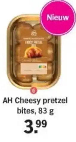 Albert Heijn AH Cheesy pretzel bites aanbieding
