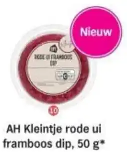 Albert Heijn AH Kleintje rode ui framboos dip aanbieding