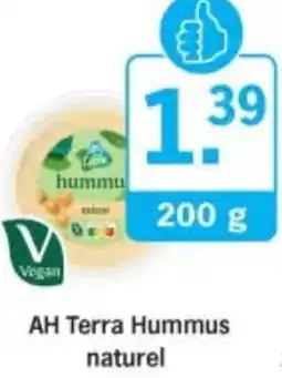 Albert Heijn AH Terra Hummus naturel aanbieding