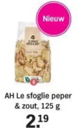Albert Heijn AH Le sfoglie peper & zout aanbieding