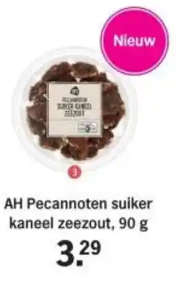 Albert Heijn AH Pecannoten suiker kaneel zeezout aanbieding