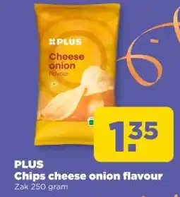 PLUS PLUS Chips cheese onion flavour aanbieding